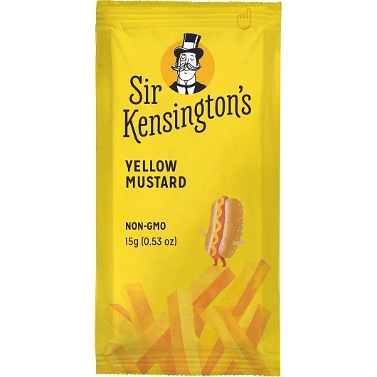 Sir Kensington's Yellow Squeeze Mustard Single Serve, 600 x 15 GR Case - DOT product image 5