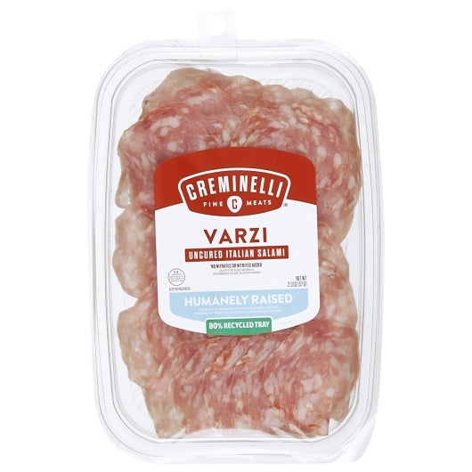 Creminelli Fine Meats Uncured Italian Varzi Salami Tray, 12 x 1 each Case - DOT product image 2