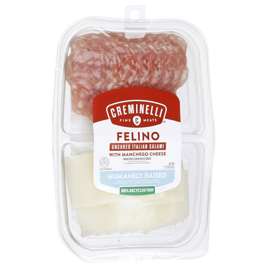 Creminelli Fine Meats Uncured Italian Felino Salami with Manchego Cheese, 12 x 1 each Case - DOT product image 6