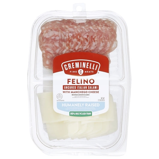 Creminelli Fine Meats Uncured Italian Felino Salami with Manchego Cheese, 12 x 1 each Case - DOT product image 4