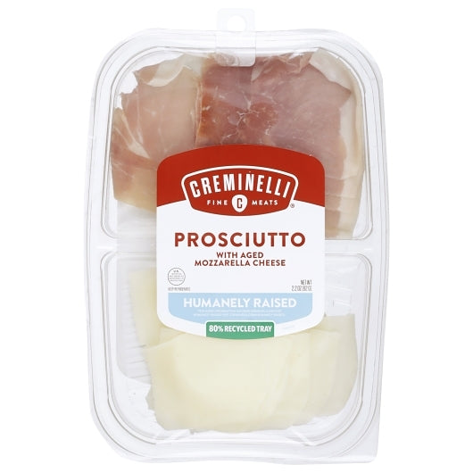 Creminelli Fine Meats Prosciutto with Aged Mozzarella Cheese, 12 x 1 each Case - DOT product image 2