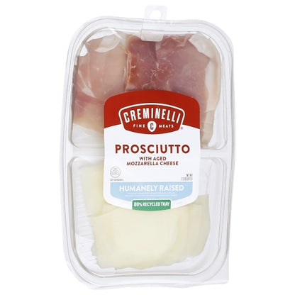 Creminelli Fine Meats Prosciutto with Aged Mozzarella Cheese, 12 x 1 each Case - DOT product image 6