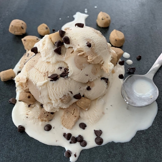 Rhino Foods Ready-To-Eat 3/8 Inch Chocolate Chip Cookie Dough: Rspo, No Egg, 1 x 20 lb Case - DOT product image 3