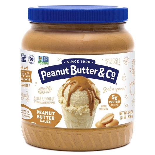 Peanut Butter & Co PEANUT BUTTER SAUCE, 6 x 4 lb Case - DOT product image 2