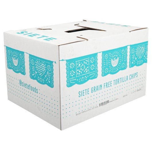 Siete Sea Salt Tortilla Chips, 12 x 5 oz Case - DOT product image 2