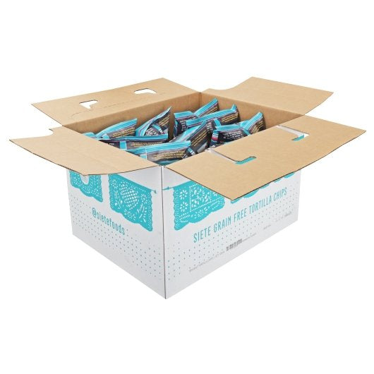 Siete Sea Salt Tortilla Chips, 12 x 5 oz Case - Snacks