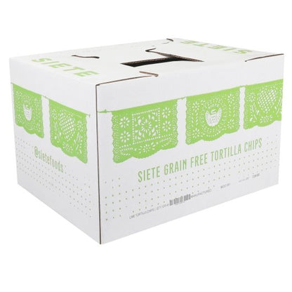 Siete Lime Tortilla Chips, 12 x 5 oz Case - DOT product image 2