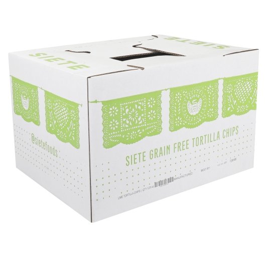 Siete Lime Tortilla Chips, 12 x 5 oz Case - DOT product image 2
