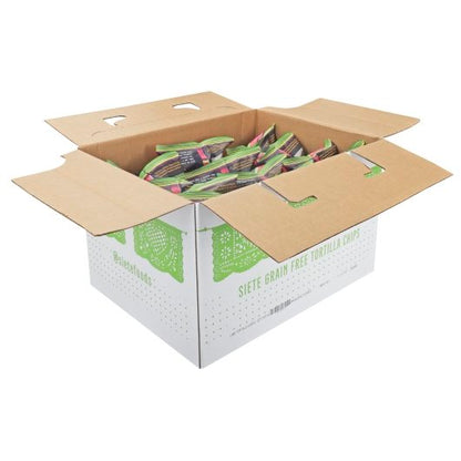 Siete Lime Tortilla Chips, 12 x 5 oz Case - Snacks