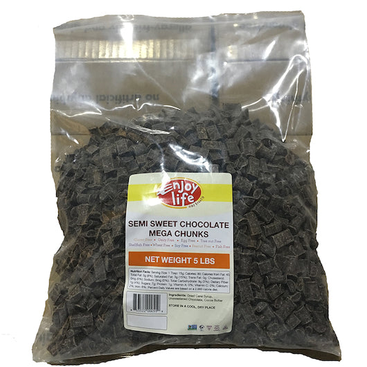Enjoy Life Mega Chunks Semi-sweet, 1 x 4 each Case - Pantry Ingredients
