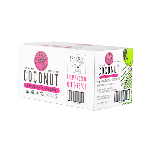 Pitaya Plus ORGANIC COCONUT SMOOTHIE PACKS, 8 x 14 oz Case - DOT product image 5