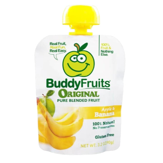 Buddy Fruits Apple & Banana Blended Fruit, 18 x 3.2 oz Case - DOT product image 2