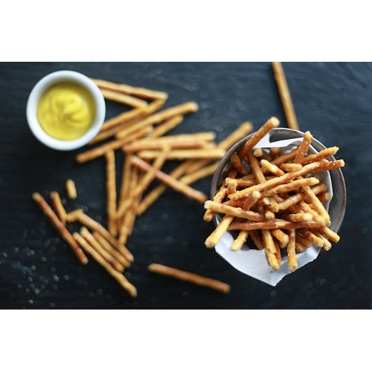 Pop Daddy Seasoned Pretzels - Yellow Mustard, 12 x 7.5 oz Case - Condiments & Sauces - image 2