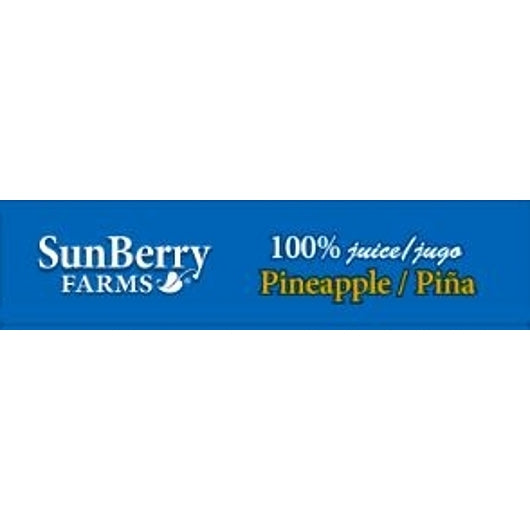 Sunberry Farms PINEAPPLE JUICE 100%, 12 x 33.8 fl oz Case - DOT product image 8