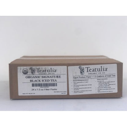Teatulia Organic Teas SIGNATURE BLACK ICED TEA, 1 x 24 ct Case - DOT product image 7