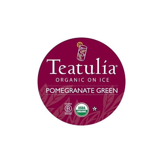 Teatulia Organic Teas POMEGRANATE GREEN ICED TEA, 1 x 24 ct Case - DOT product image 5
