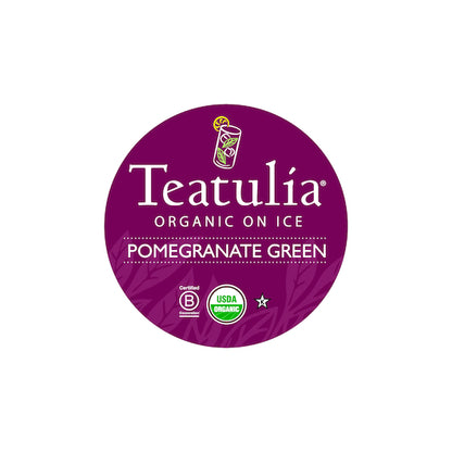 Teatulia Organic Teas POMEGRANATE GREEN ICED TEA, 1 x 24 ct Case - DOT product image 4