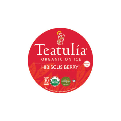 Teatulia Organic Teas HIBISCUS BERRY ICED TEA 24 COUNT, 1 x 24 ct Case - DOT product image 4
