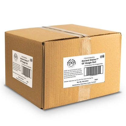 Smart Flour Ancient individually wrapped Gluten Free Ancient Grains 7" Hoagie Roll, 1 x 24 ct Case - DOT product image 5