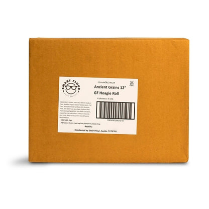 Smart Flour Foods 12 Inch individually wrapped ANCIENT GRAIN HOAGIE ROLL, 6 x 4 x 7.51 oz Case - DOT product image 5