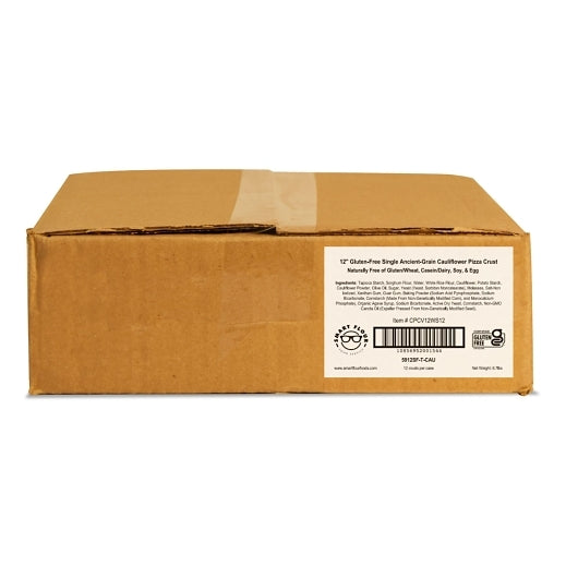 Smart Flour Foods 12 INCH GLUTEN FREE CAULIFLOWER PIZZA CRUST, 1 x 12 ct Case - DOT product image 5