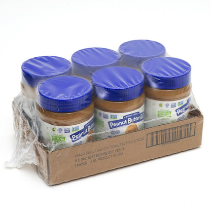 Peanut Butter & Co All Natural Simply Smooth Peanut Butter Spread, 6 x 16 oz Case - DOT product image 5