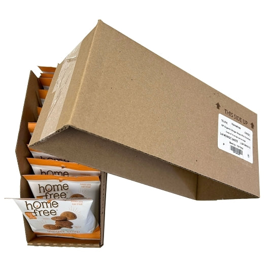 Homefree Organic Ginger Snap Mini Cookies Tray, 10 x 0.95 oz Case - DOT product image 6