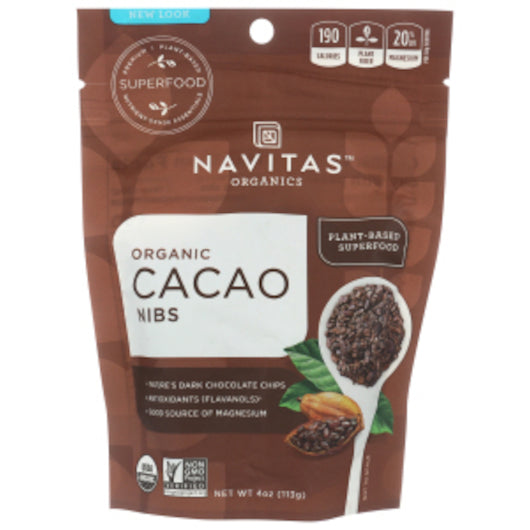 Navitas Organics Cacao Nibs Organic, 4Oz. (Pack Of 12) - DOT product image 1