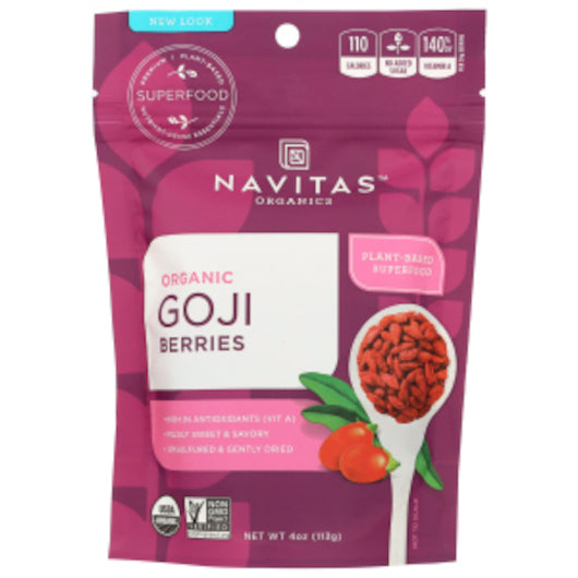 Navitas Organics Goji Berries Organic, 4Oz. (Pack Of 12) - DOT product image 1