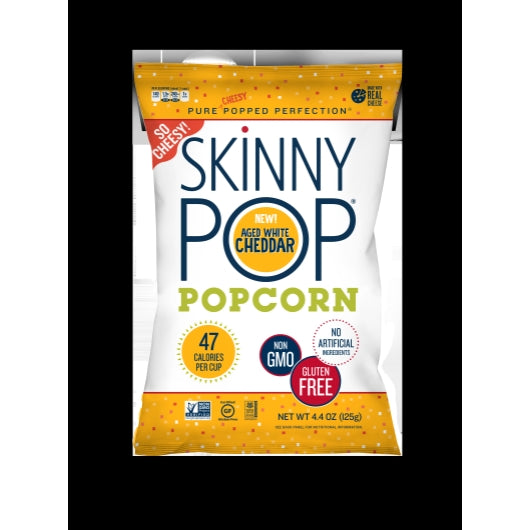 SkinnyPop Aged White Cheddar, 12 x 4.4 oz Case - DOT product image 3