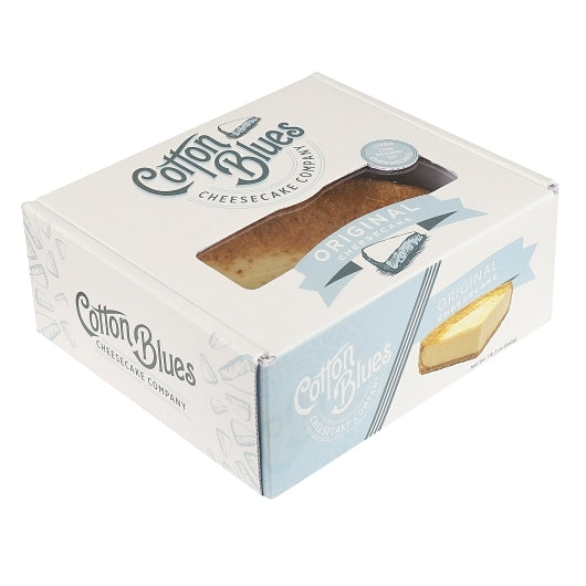 Cotton Blues Cheesecake Co. Original Quarter Cheesecake, 6 x 19 oz Case - Bakery & Desserts