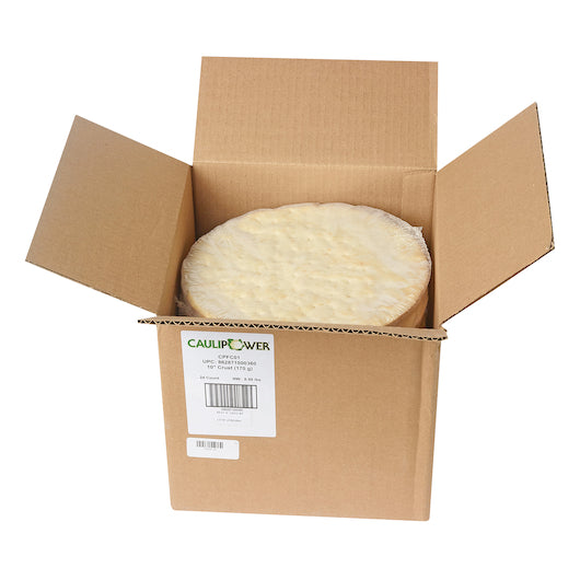 Caulipower Gluten-Free 10 Inch Gluten-Free Cauliflower Pizza Crust Foodservice, 24 x 5.5 oz Case - Breads, Rolls & Buns