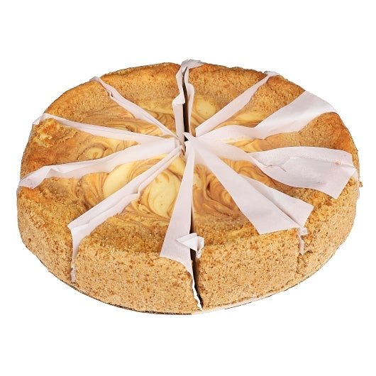Cotton Blues Cheesecake Co. Pre-Sliced Sea-Salted Caramel Swirl Cheesecake, 3 x 10 PC Case - Bakery & Desserts - image 2