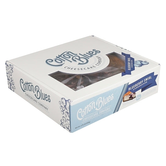 Cotton Blues Cheesecake Co. Pre-Sliced Blueberry Cheesecake, 3 x 10 PC Case - Bakery & Desserts - image 2