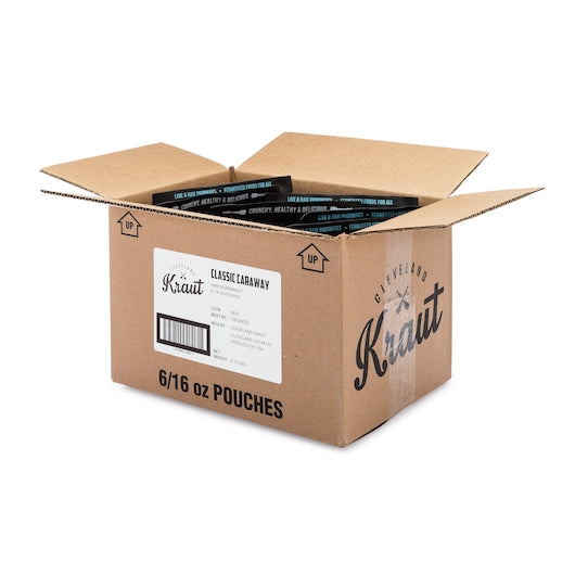 Cleveland Kraut Classic Caraway Sauerkraut Pouch, 6 x 16 oz Case - DOT product image 4