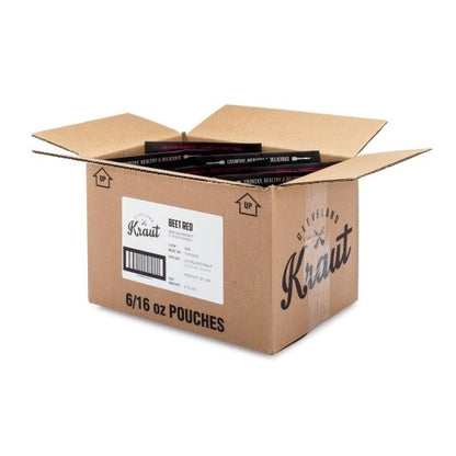 Cleveland Kraut Beet Red Sauerkraut Pouch, 6 x 16 oz Case - DOT product image 4