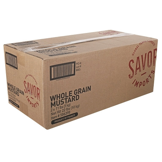 Savor Brands Whole Grain Mustard Bulk, 2 x 11 lb Case - DOT product image 5