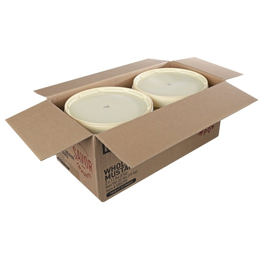 Savor Brands Whole Grain Mustard Bulk, 2 x 11 lb Case - DOT product image 4