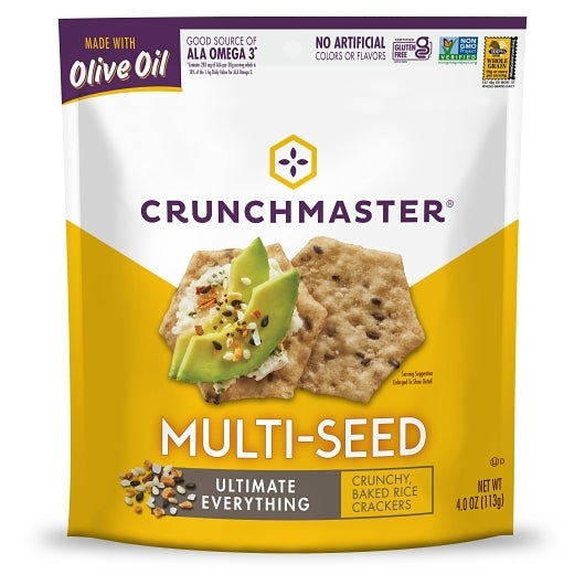 Crunchmaster Multi-Seed Ultimate Everything, 12 x 4 oz Case - Crackers & Grahams