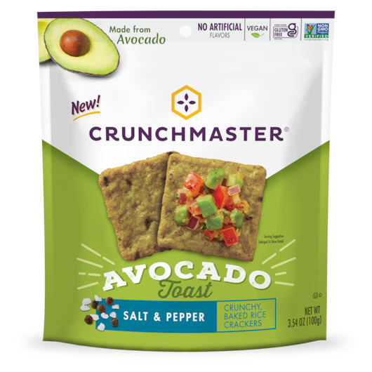 Crunchmaster Multi Seed Avocado Toast, 12 x 4 oz Case - Crackers & Grahams