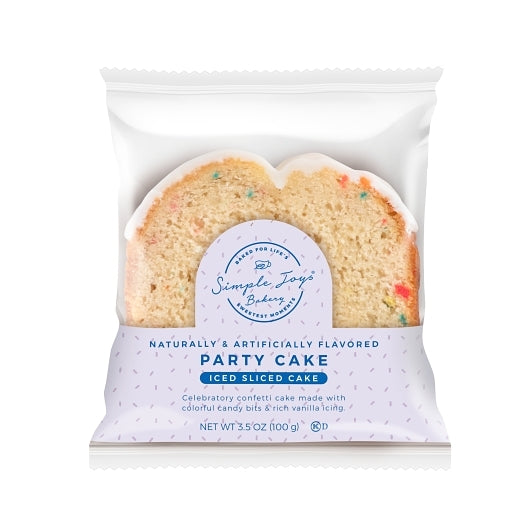 Simple Joys Bakery Ced Party Loaf Slice, 20 x 1 each Case - Bakery & Desserts