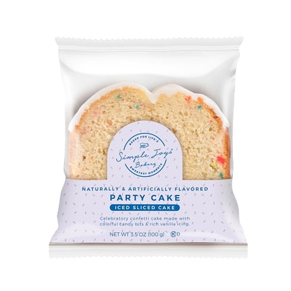 Simple Joys Bakery Ced Party Loaf Slice, 20 x 1 each Case - Bakery & Desserts