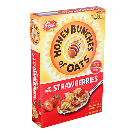Honey Bunches Of Oats Strawberry, 12 x 11 oz Case - Pantry Ingredients