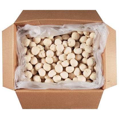Pennant Parkerhouse Style White Roll Dough, 1 x 240 x 1 oz Case - Breads, Rolls & Buns
