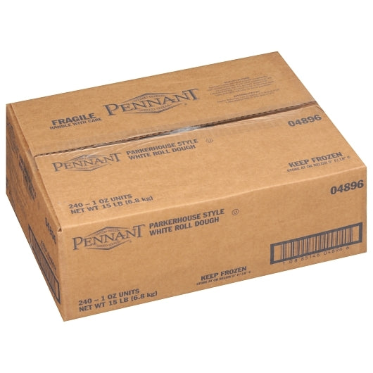Pennant Parkerhouse Style White Roll Dough, 1 x 240 x 1 oz Case - DOT product image 7