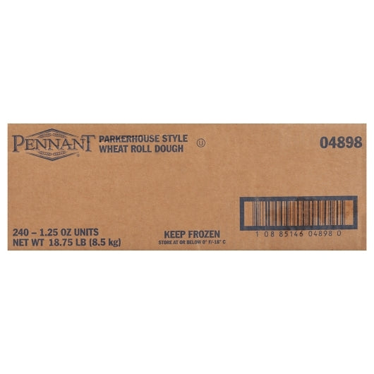 Pennant Parkerhouse Wheat Roll Bread Basket, 1 x 240 x 1.25 oz Case - DOT product image 8