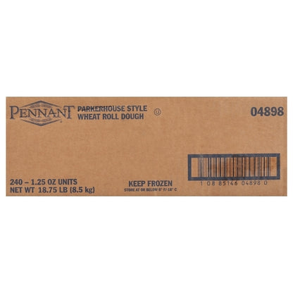 Pennant Parkerhouse Wheat Roll Bread Basket, 1 x 240 x 1.25 oz Case - DOT product image 8
