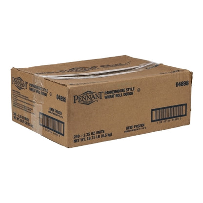 Pennant Parkerhouse Wheat Roll Bread Basket, 1 x 240 x 1.25 oz Case - DOT product image 7