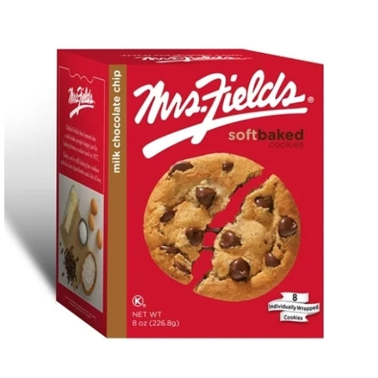 Mrs. Fields Chocolate Chip Cookies, 12 x 8 oz Case - Bakery & Desserts