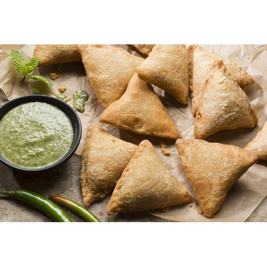 Monsoon Kitchens Large Vegetable Samosas, 2 x 4 lb Case - DOT product image 2